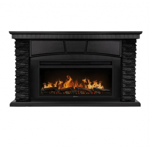 Каминокомплект: Очаг Electrolux EFP/P-4220LS, портал Порто 42/40/36 камень черный шпон